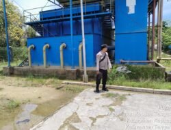 Giat Personil Polsek kapuas Tengah laksanakan Patroli ke objek vital ke PDAM unit Pujon.