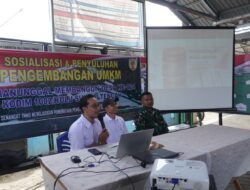 TMMD Kodim HST Gandeng Dinas Perdagangan Gelar Penyuluhan UMKM di Haruyan