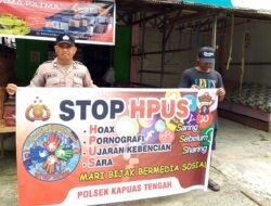 Personil Polsek lakukan Sosialisasikan Anti H.P.U.S Kepada  warga masyarakat.