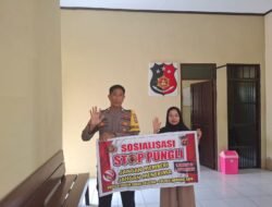 Aiptu Aldi Sudanti Sosialisasi Satgas Saber Pungli Ke Pengunjung Mako
