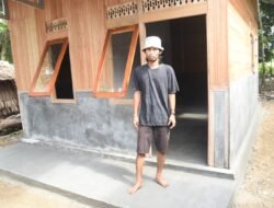 Kebahagiaan Ardiansyah Terima Rumah Baru dari Satgas TMMD ke-124 Kodim 1002/HST