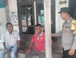 Bhabinkamtibmas Desa Camba Polsek Kota Besi sambangi masyarakat desa binaannya