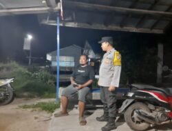 Antisipasi Gangguan Kamtibmas, Polsek Sungai Sampit Laksanakan Patroli Rawan Malam