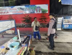 Cegah kriminalitas di malam hari, Polsek KP. Mentaya tingkatkan patroli rawan malam di kawasan wisata Ikon Patung Jelawat Sampit.