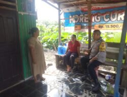 Door To Door System, Bhabinkamtibmas Polsek Ketapang Sampaikan Pesan Kamtibmas