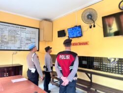 ,Pastikan Keamanan Propam Polres Kotawaringin Barat Cek Ruang Tahanan