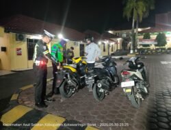 Tak Cuma Patroli, Polres Kobar Juga Tertibkan Sepeda Motor Berknalpot Brong