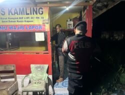 Cegah Premanisme, Sat Samapta Polres Kapuas Rutin Laksanakan Patroli di Malam Hari di Sekitar Kuala Kapuas