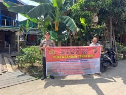 Antisipasi Penambangan Tanpa Izin, Personel Polsek Dusut Berikan Imbauan Dengan Warga