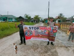 Giat Personil Polsek lakukan Sosialisasikan Anti H.P.U.S Kepada  warga masyarakat.