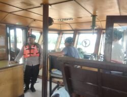 Inovasi Anjeli Polsek Jajaran Polres Barsel Laksanakan Patroli Dan Imbau Keselamatan Berlayar