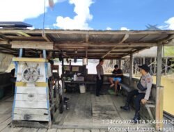 Giat patroli diologis piket Polsek rutin berikan imbauan kepada pengguna Fery.