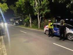 Patroli Malam Hari Rutin Satlantas Polres Kapuas, Warga Kuala kapuas Apresiasi Kehadiran Satlantas Polres Kapuas