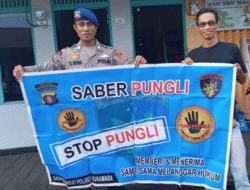 Sat Polairud Polres Sukamara Ajak Warga Sungai Jelai Tolak Praktik Pungli