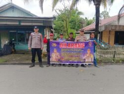 Upaya Pencegahan Dalam Menjaga Kelestarian Ikan, Pihak Kepolisian Polsek Kapuas Barat Sampaikan Sosialisasi Stop Ilegal Fising