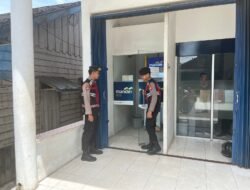 Sat Samapta Polres Sukamara Sisir Area Perbankan Saat Patroli Rutin