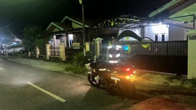 Anggota Satsamapta Polresta Palangka Raya Patroli Sambang dan Datangi Komplek Perumahan