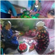 Emak-Emak di Lokasi TMMD ke-125 Kodim 1007/Banjarmasin Siapkan Makan Siang untuk Satgas