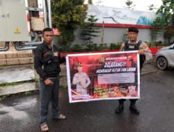 Cegah kebakaran hutan dan lahan, Polsek K.P Mentaya  Sosialisasi Karhutla di Kawasan Pelabuhan Mentaya.
