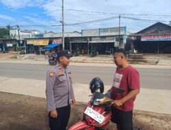 Ciptakan Kamtibmas Yang Aman, Polsek Telawang Laksanakan Patroli KRYD Pagi Hari.