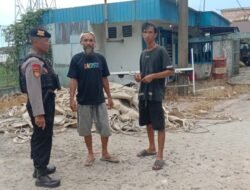 Hindari laka kerja, Polsek KP. Mentaya lakukan himbauan di kawasan Pelabuhan Pelindo Sampit.
