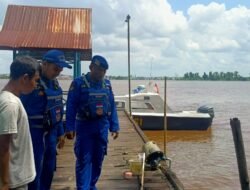 Sambangi Desa Binaan, Personel Ditpolairud Ajak Masyarakat Ciptakan Sitkamtibmas Yang Kondusif