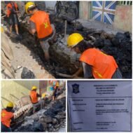 Proyek Sarana Prasarana Di jalan Cantian Tengah GG 04 Kelurahan Sidodadi Sesuai SOP