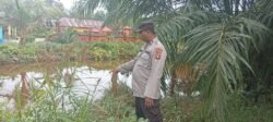 Pengecekan Sumber Air Dalam Penanggulangan Karhutla Oleh Personel Polsek Basarang