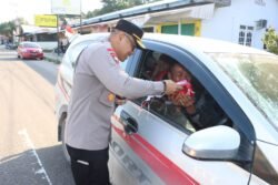 Sambut HUT RI ke-80, Polres Sukamara Tebarkan Semangat Lewat Gelora Merah Putih