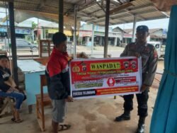 Polsek Telawang Sosialisasikan TPPO Di Kec. Telawang.