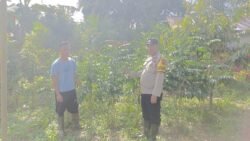 Dukung Program ketahanan pangan bergizi Bhabinkamtibmas Sambangi Petani di Desa Binaannya