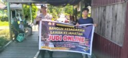 Cegah Judi Online, Polsek Pulau Hanaut Laksanakan Sosialisasi kepada masyarakat