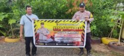 Antisipasi kebakaran Bhabinkamtibmas Sosialisasi larangan Karhutla