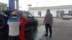 Cegah Penyalahgunaan BBM Subsidi, Polsek Baamang Gencarkan Patroli Dialogis di SPBU