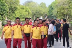 Polres Kotim Gelar Olahraga Bersama Masyarakat Menjelang HUT RI ke-80