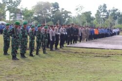 Semarak HUT ke-80 Kemerdekaan RI, Polres Sukamara Ikuti Upacara Bendera Merah Putih