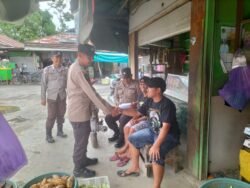 Giat Imbauan kantibmas kepada warga Rutin di lakukan Piket Polsek Kapuas Tengah.