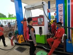 Patroli Presisi Polres Murung Raya Patroli Di SPBU Puruk Cahu