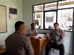 Giat Imbauan kantibmas kepada warga Rutin di lakukan Piket Polsek Kapuas Tengah.