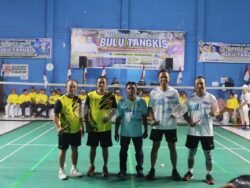 Kapolres Barsel Hadiri Pembukaan Turnamen Bulutangkis Hari Jadi Kabupaten Barsel ke 66 Tahun