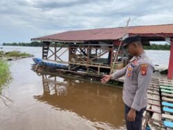 Musim Hujan, Polsek Dusun Selatan, Patroli Dialogis, Pantau Ketinggian Air