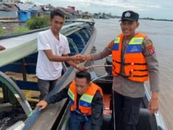 Melalui Inovasi Anjeli, Polsek Jajaran Laksanakan Patroli Dan Imbau Keselamatan Pelayaran