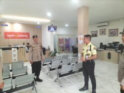 Giat Patroli objek vital ke bank BPD dilakukan Piket Polsek Kapuas tengah.