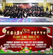 Ultah ke 103 Persaudaraan Setia Hati Terate (PSHT) Cabang Pontianak dan Kubu Raya Menggelar Do”a Bersama