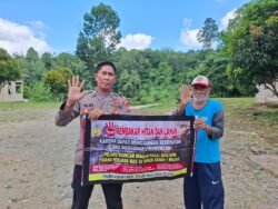 Polisi Ajak Warga Olung Muro Jangan Membuka Lahan Dengan Cara Membakar