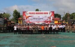 Fokus Pemulihan Kamtibmas, Polres Murung Raya Gelar Apel Operasi Aman Nusa I Telabang 2025