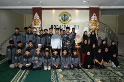 Kodaeral XII Gelar Doa Bersama dan Santunan Anak Yatim Jelang HUT ke-80 TNI AL