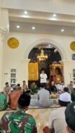 Kapten Inf Dwi Prayitno Dampingi Bupati Tabalong dalam Peresmian Jalan dan Doa Bersama Warga
