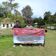 Personel Polsek GB Awai Gencar Sosialisasikan Larangan Penambangan Ilegal Dengan Warga