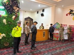 Patroli Personil Polres Murung Raya Cegah Aksi Kejahatan Di Kantor Pemda Pada Malam Hari